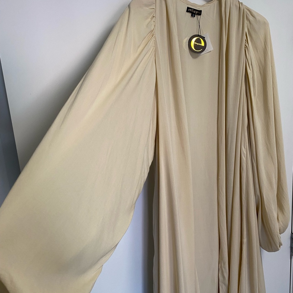 Erika Peña Avana Long Jacket - Cream